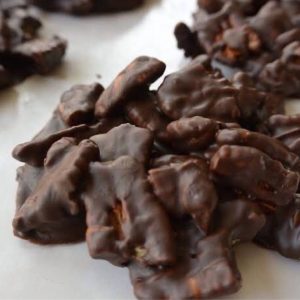 Enjambre de nuez con chocolate